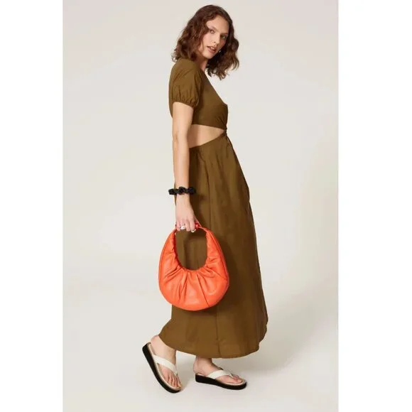 NWT StaudCalypso Cut-Out Maxi Dress Maxi